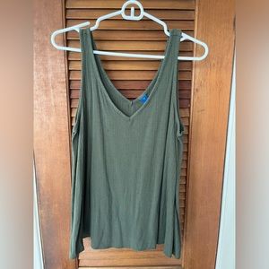 Large v neck tank top